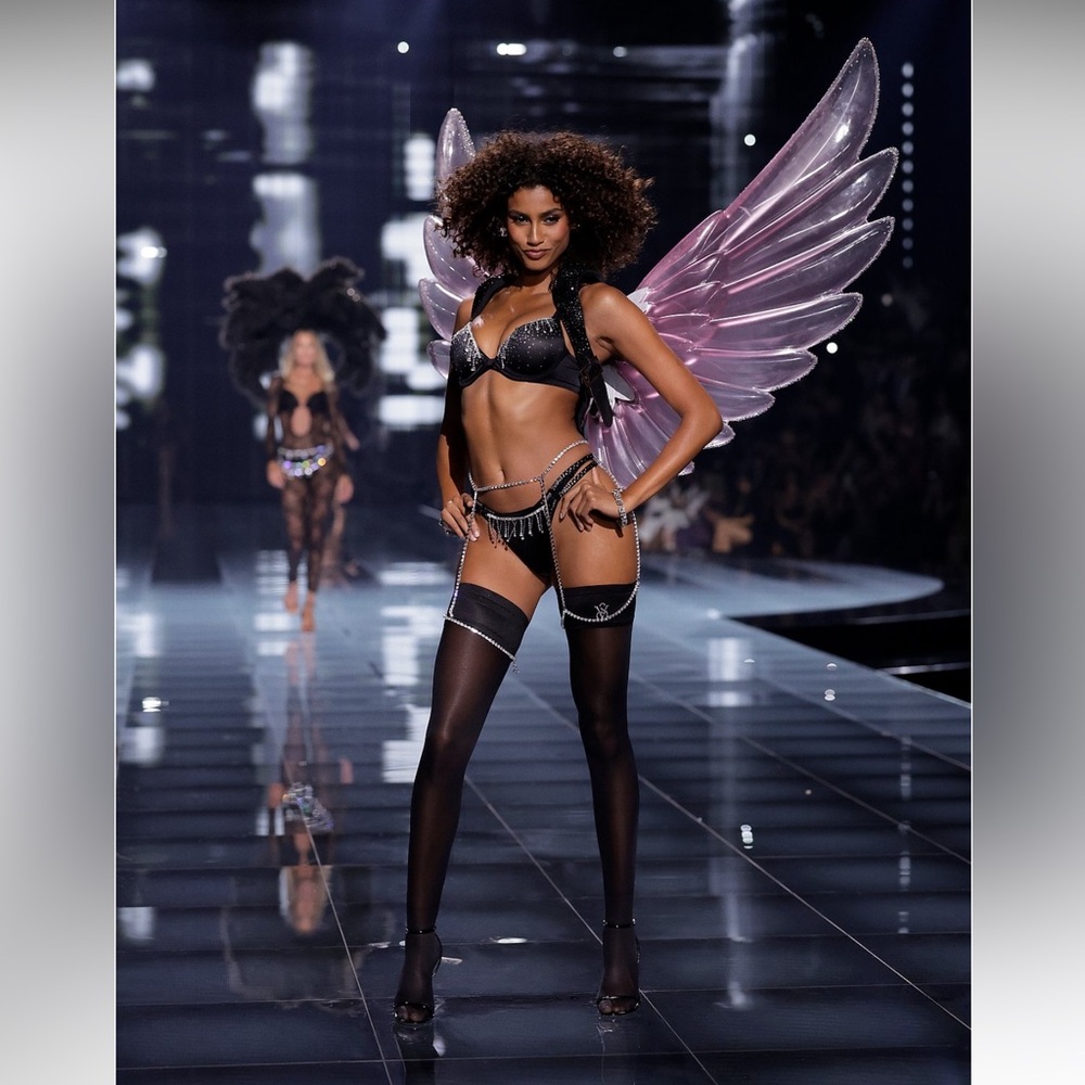Victoria's Secret Tassel Sparkle Open-Cup Plunge Demi Bra | Very Sexy